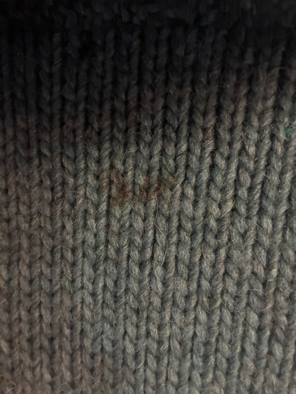 Made in Italy Cozy Draped Cable-Knit Women's Sweater - blue/gray - Picture 7 of 8